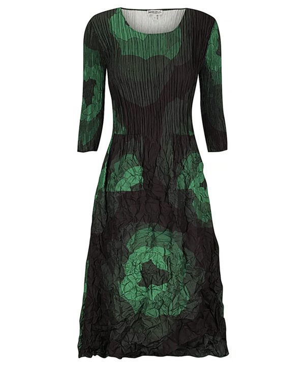 Forest Rose Smash Pocket Dress